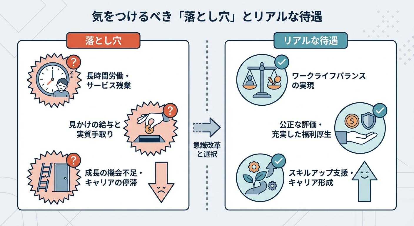 気をつけるべき「落とし穴」とリアルな待遇