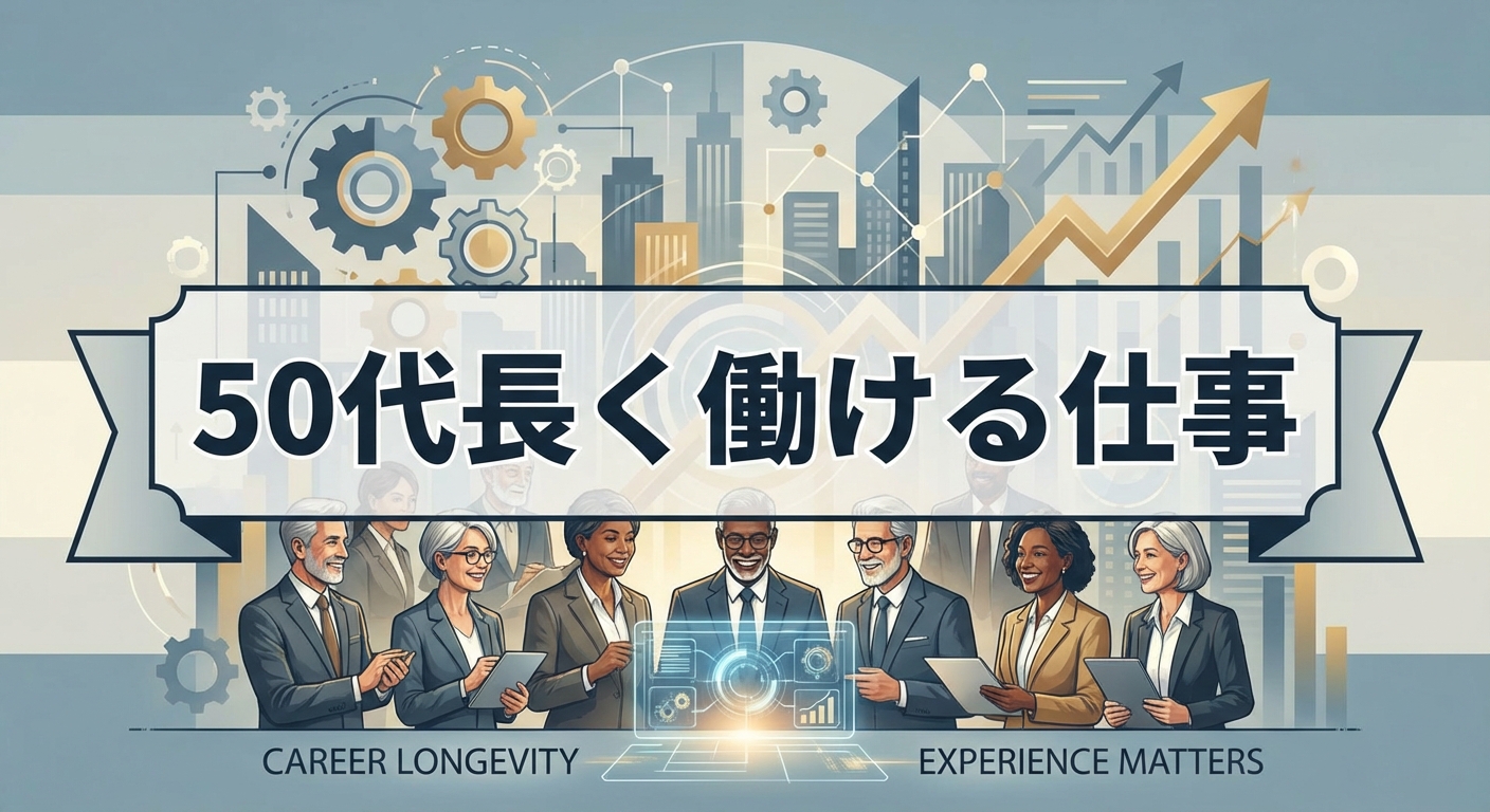 50代女性が長く続けられる仕事おすすめ7選!未経験・資格なしOK