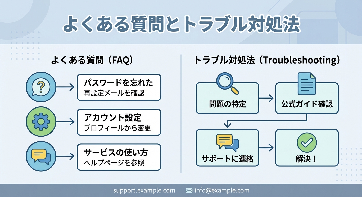 よくある質問とトラブル対処法