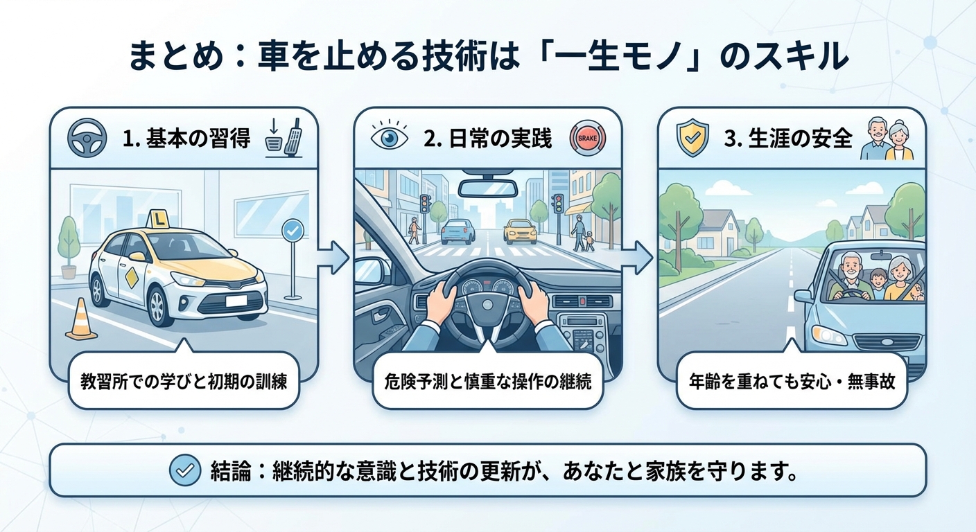 まとめ：車を止める技術は「一生モノ」のスキル