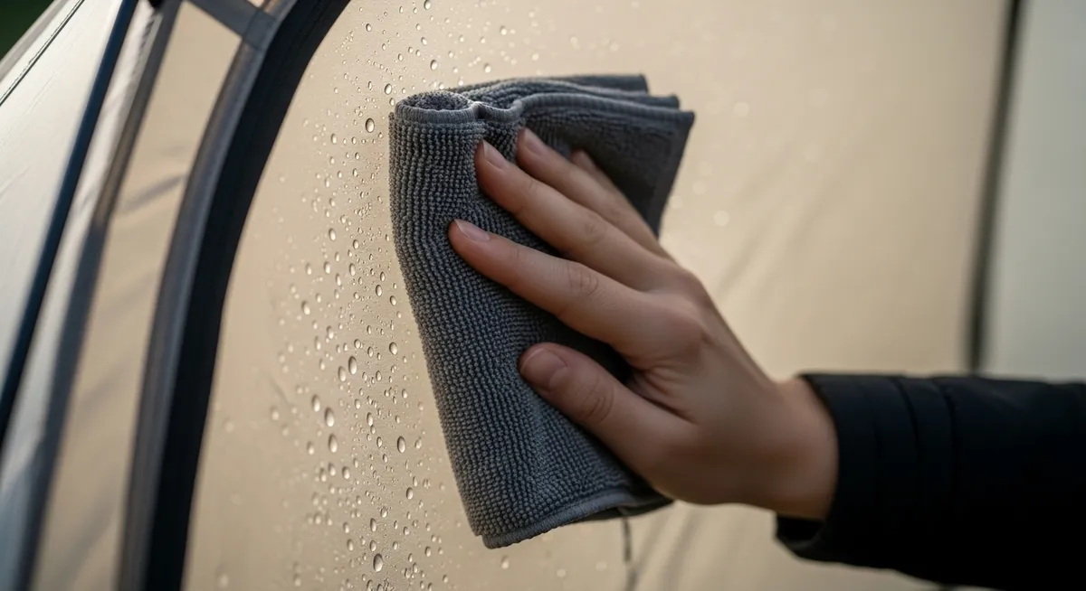 なぜテントに結露が起きるのか?タオルが対策に欠かせない理由