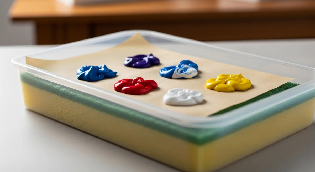 意外な活用法も。クリアファイルや陶器の皿をパレットにするメリット