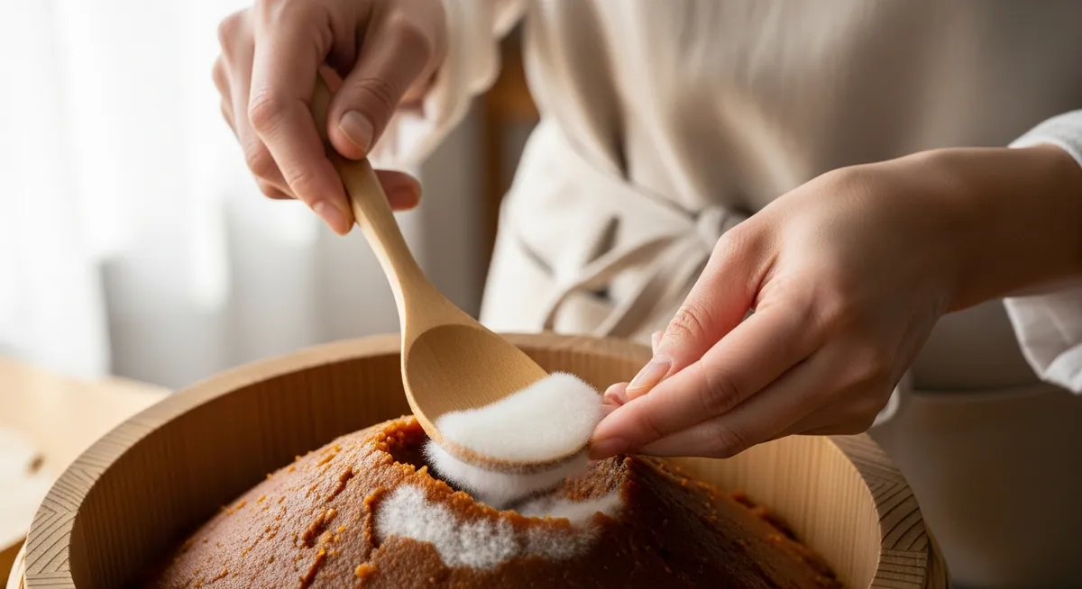 慌てず解決!手作り味噌の白カビを丁寧に取り除く手順