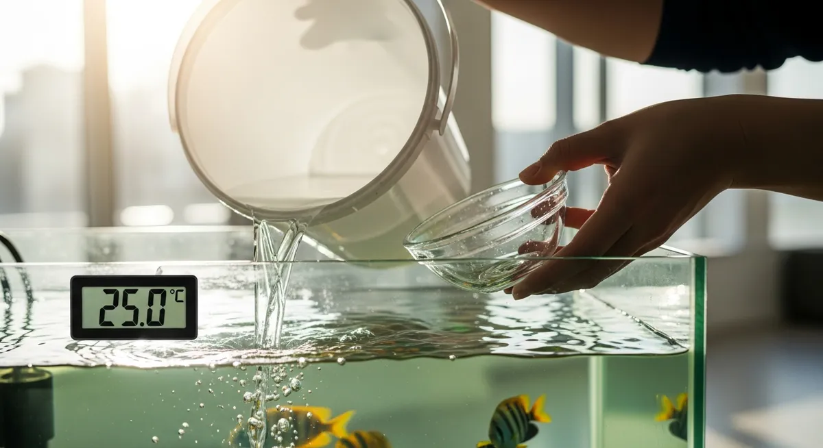 【ルール3】失敗を防ぐ「水温合わせ」と「カルキ抜き」のコツ