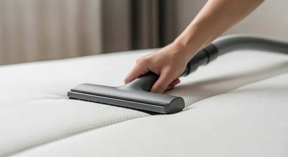 【手順3】仕上げに必須！掃除機でダニの死骸を徹底除去する