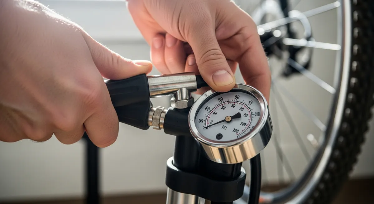 指の感覚ではなく「空気圧ゲージ」で管理する