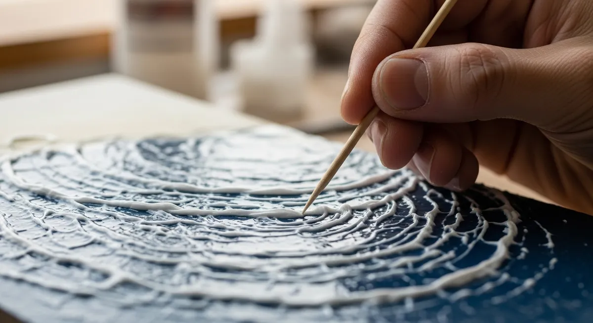 手法4：グルーガンを駆使した「躍動感のある滝と飛沫」の作り方