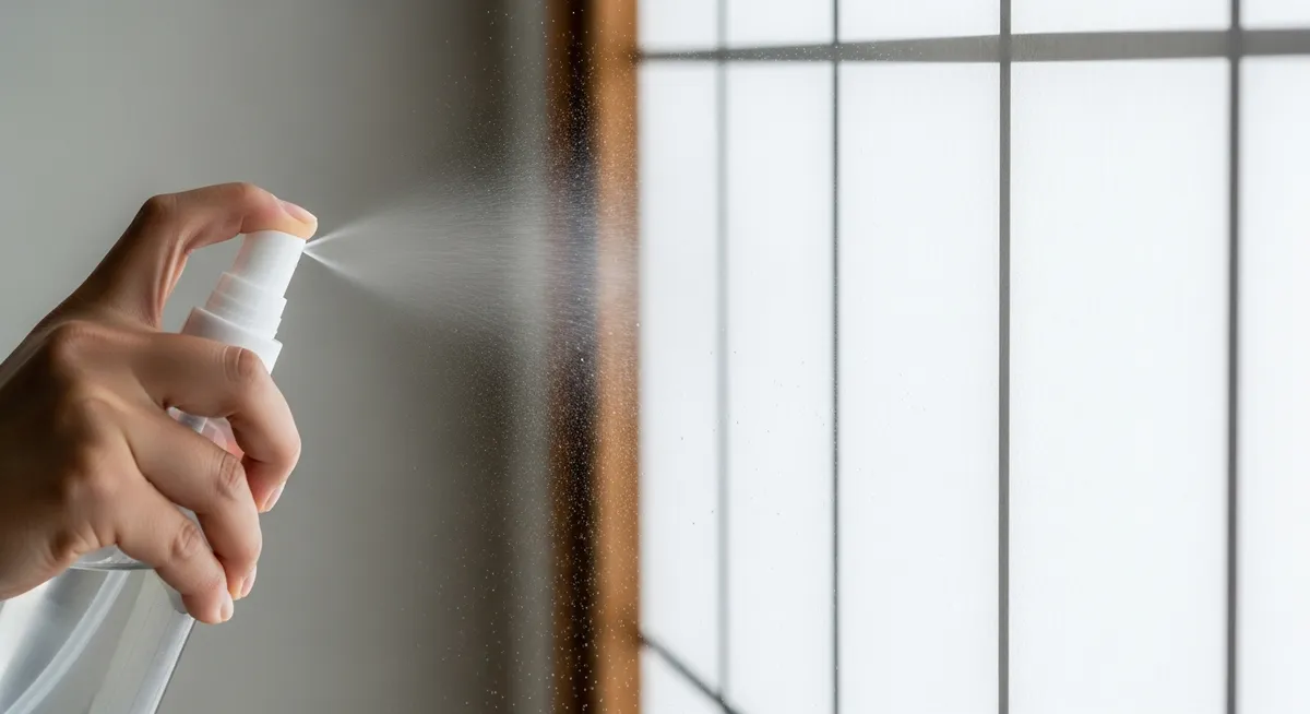 もし失敗しても大丈夫。乾いた後の「しわ」を伸ばす魔法の霧吹き術