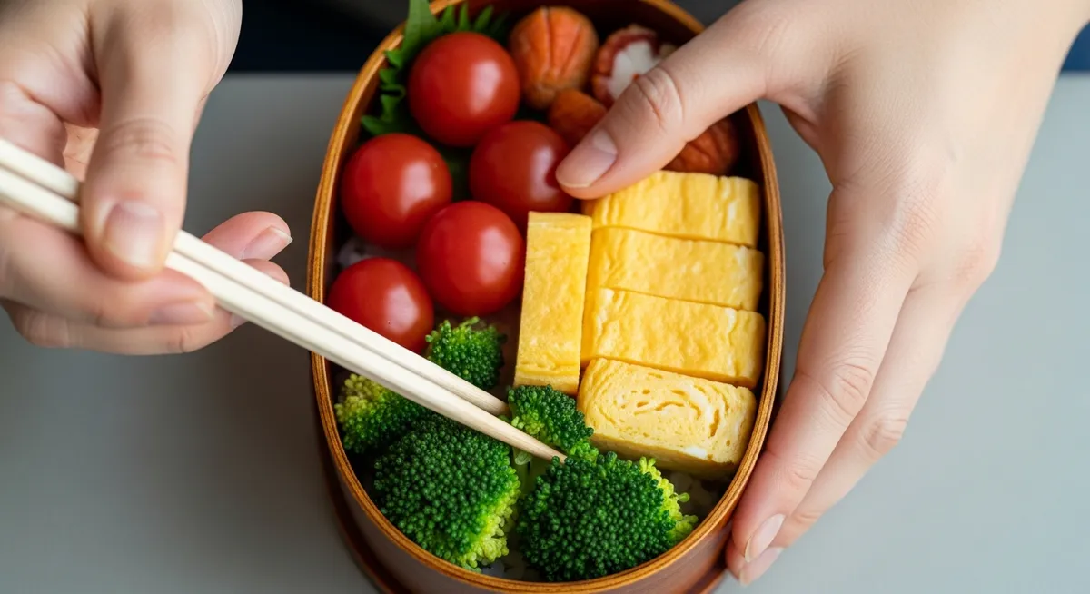 ステップ3:副菜と隙間埋め|彩りを添えてズレを防止する