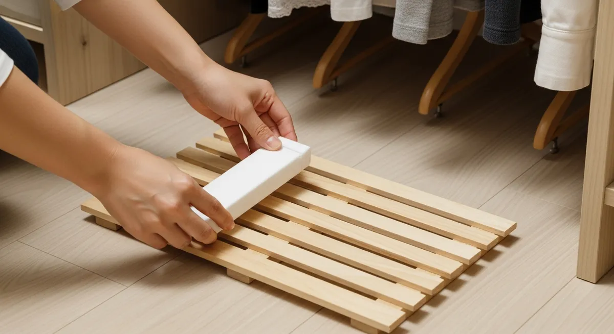 定期的なメンテナンスで、すのこ自体のカビも防ぐ方法